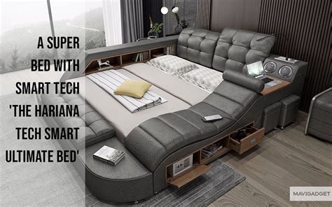 A Super Bed With Smart Tech The Hariana Tech Smart Ultimate Bed Bed Furniture Smart Tech