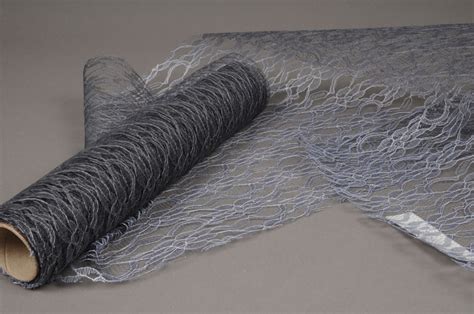 Grey lacework roll 30cm x 5m