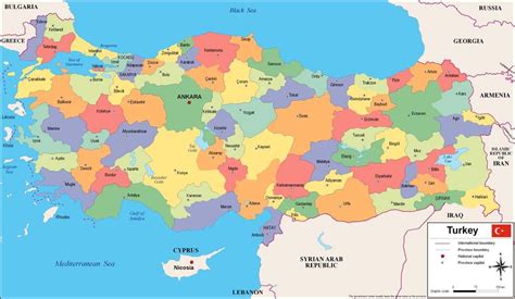 Com aproximadamente 63 milhões de. blushempo: Mapa De Turquia