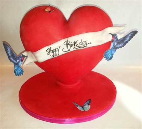 D Standing Heart Cake Cake By Sugar Prunk Anti Gravity Cake Gravity Defying Cake Heart
