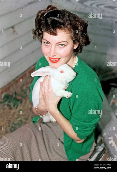 Ava Gardner 1922 1990 American Film Actress And Singer About 1945