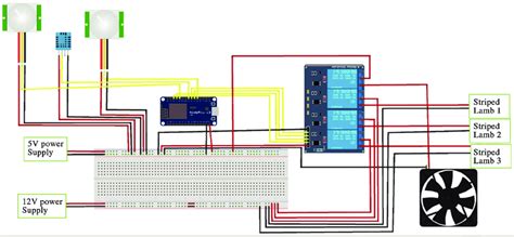 Wiring Circuit Of The Light And Air Conditioner Control Systems