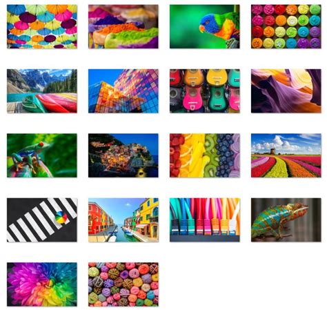Colors Of The Rainbow Theme For Windows 10 Download • Pureinfotech