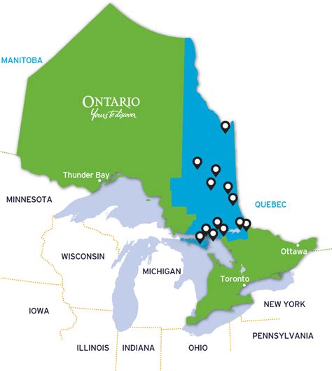 Interactive Map Northeastern Ontario Canada