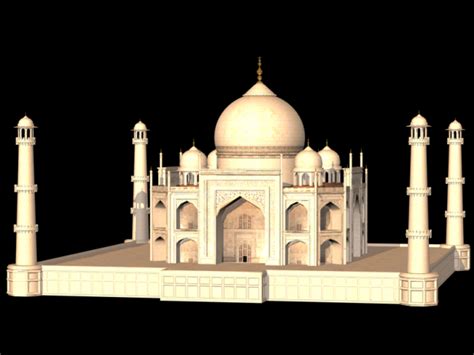 Taj Mahal Free 3d Model 3ds Obj C4d Free3d