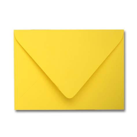 Colorplan Factory Yellow 91 Text A7 Euro Flap Envelopes Bulk Pack Of 250