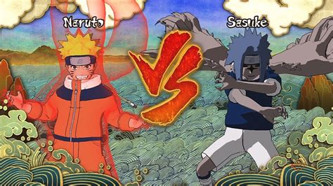 Naruto Shippuden Ultimate Ninja Storm 3 Kyuubi Naruto Vs Cs2 Sasuke