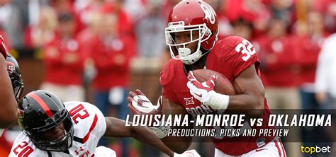What sports bettor doesn't love college football? Louisiana Monroe vs Oklahoma Football Predictions and Picks