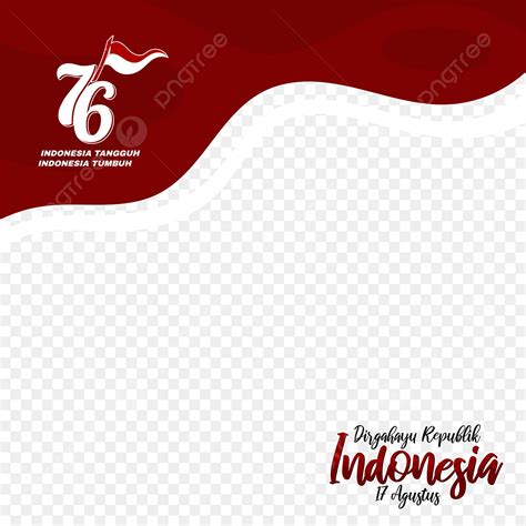Indonesia Independent Day Vector Hd Images Minimal Frame Of Indonesia