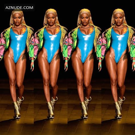 Teyana Taylor Sexy Walks The Runway For The Blonds Springsummer Show Aznude