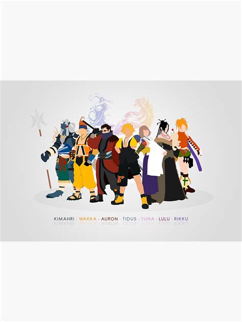 Final Fantasy X Poster Art Print For Sale By Lnd310 Redbubble