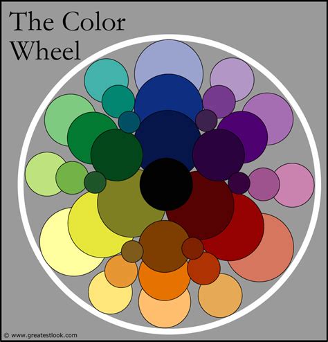 Maroon Color Wheel