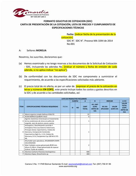 Plantilla Para Cotizaciones Cotizacion Formato Plantillas De Vrogue