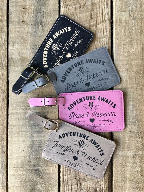 Personalized Luggage Tags Engraved Luggage Tags Mr And Mrs Etsy