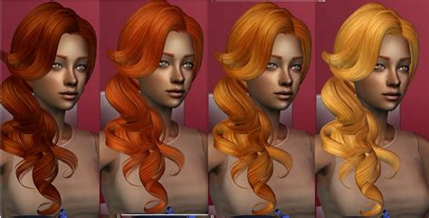 Mod The Sims Skysims Red Hair Recolors Am I Allowed To Upload These