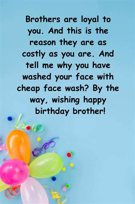 200 Funny Birthday Wishes For Brother Happy Birthday Brother Dreams