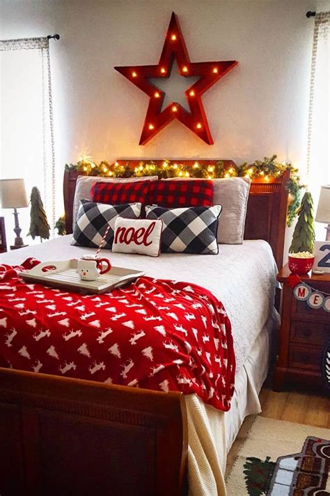 cozy christmas bedroom decoration ideas   page