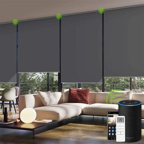 Customized Motorized Remote Control Automatic Blackout Shade Electric