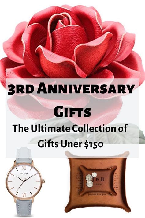 Gifts for her under 200. 3rd Wedding Anniversary Gifts for Her Under $150 | Leather ...