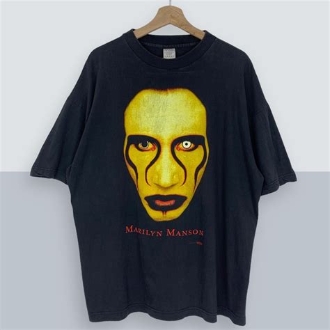 vintage 1997 marilyn manson sex is dead tee t shirt 90s men s fashion tops and sets tshirts