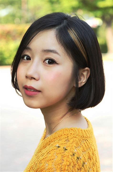 Pictures Of Japanese A Line Bob Hairstyle For Short Hair