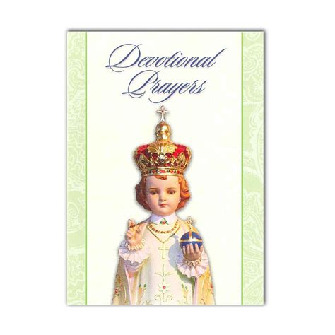 Infant Of Prague Devotional Prayer Booklet