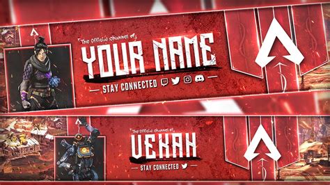 Free Apex Legends Youtube Banner Customizable Youtube