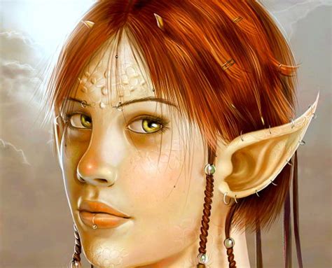 Elf Look Fantasy Face Woman Pointed Ear Hd Wallpaper Peakpx