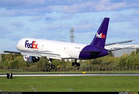 N955fd Fedex Federal Express Boeing 757 200f At Rochester Greater