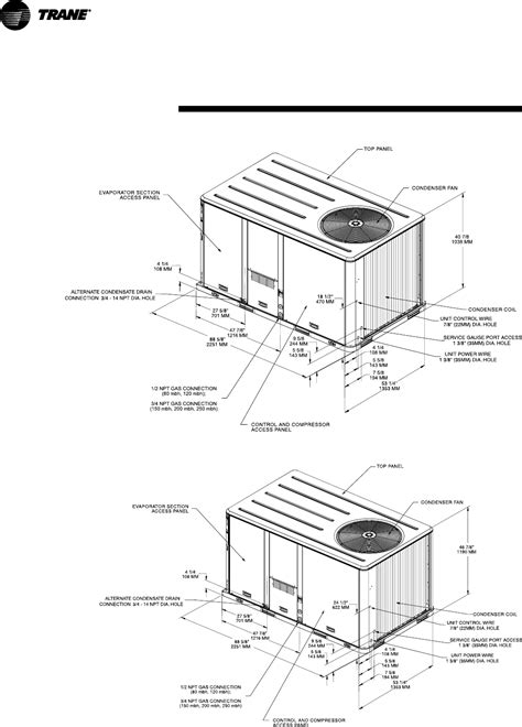 Daikin indoor & outdoor wiring diagram. Trane Precedent Ysc072 Wiring Diagram