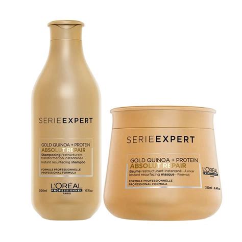 L Oreal Kit Serie Expert Absolut Repair Gold Quinoa Protein Shampoo