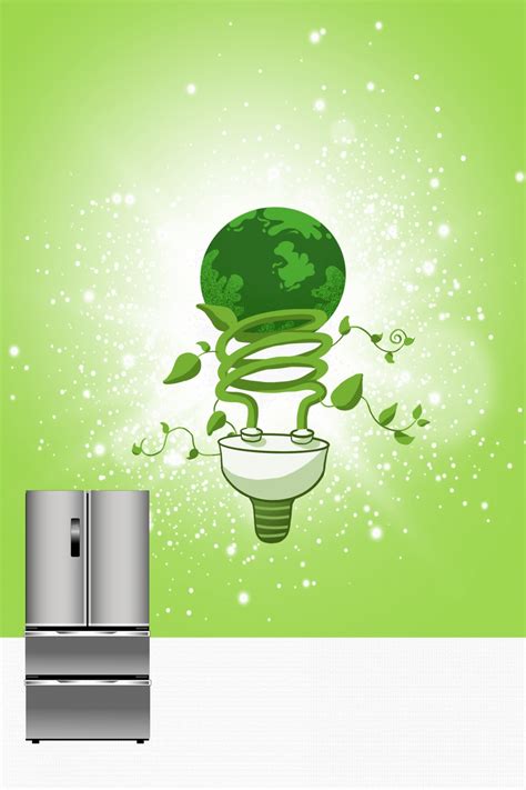 Energy Saving Electric Appliance Poster Background Material Energy