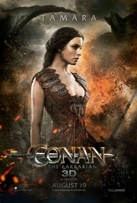 Photo Rachel Nichols As Tamara Conan The Barbarian Character Poster