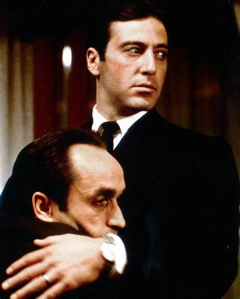 Al Pacino As Michael Corleone And John Cazale As Fredo Corleone The