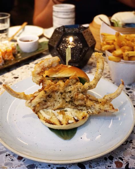 Add the butter to the skillet and swirl the add the crabs top side down and cook, shaking the pan once or twice, until crisp and browned, about 3 minutes. Bronte - Pre Theatre Dinner - ET Food Voyage | London food ...