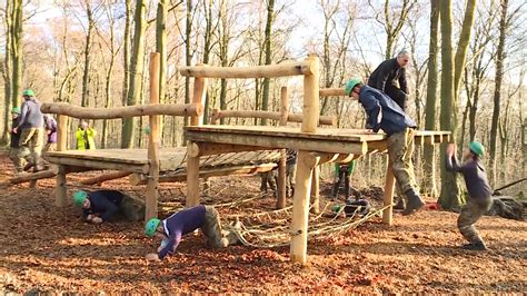 Cadets Take On Newly Designed Assault Course And Its Not For The