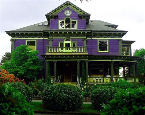Purple House Victorian House Colors Purple Home House Colors