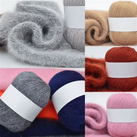 50g Anti Static Mink Wool Yarn Woolen Cashmere Scarf Long Soft Knitting