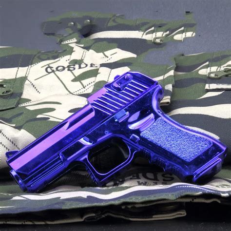 Mini Alloy Pistol Gun Toy Model Beretta Colt Desert Eagle Glock Gold 1