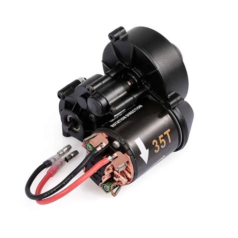Rc Brushed Motor 540 35t With Gear Box For 110 Axial Rc4wd Scx10 D90
