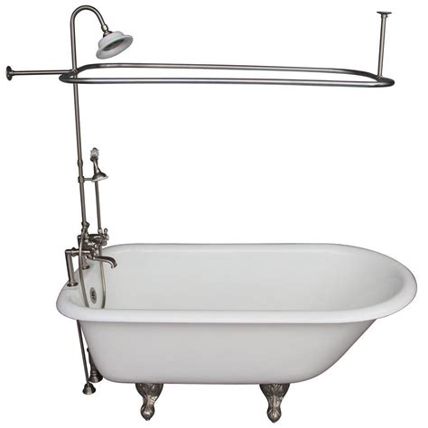 Whirlpool tubs use water whereas air bathtubs use warm air to deliver a luxurious invigorating bath experience. Barclay Products 5.6 ft. Cast Iron Ball and Claw Feet Roll ...