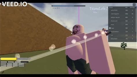 Playing As Levi Ackerman On Roblox Untitled Attack On Titan Youtube