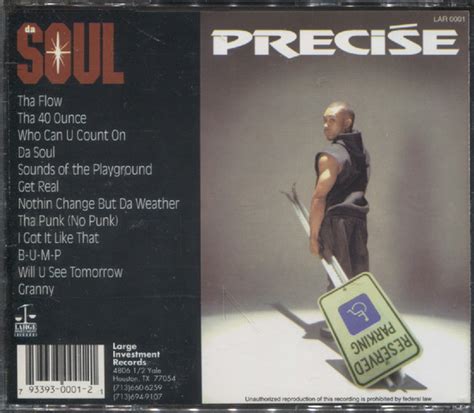 Da Soul By Precise Cd 1995 Large Investment Records In Houston Rap