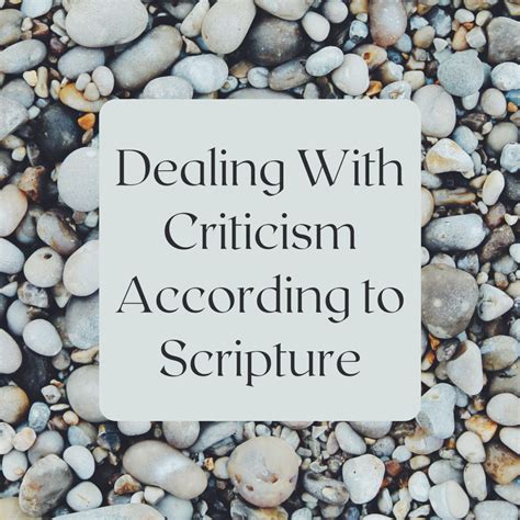 Bible Principles For Dealing With Criticism Pairedlife