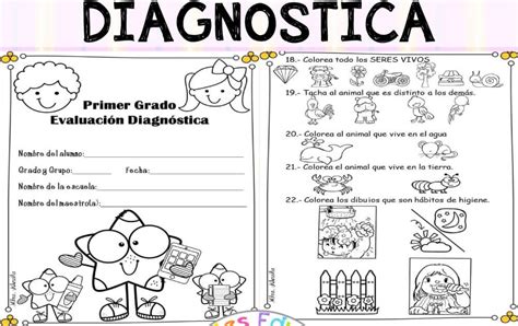 Evaluación Diagnóstica Para Primer Grado Materiales Educativos Para
