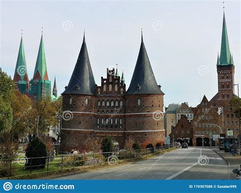 Architecture Of Northern Germany Lubeck Exteriors Stock Photo Image