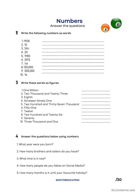 Numbers Reading Comprehension English Esl Worksheets Pdf And Doc