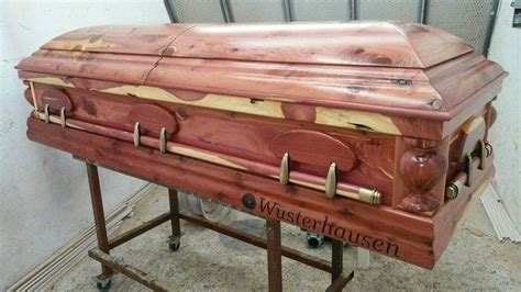 Red Wood Ceder Casket Wood Casket Carpentry And Joinery