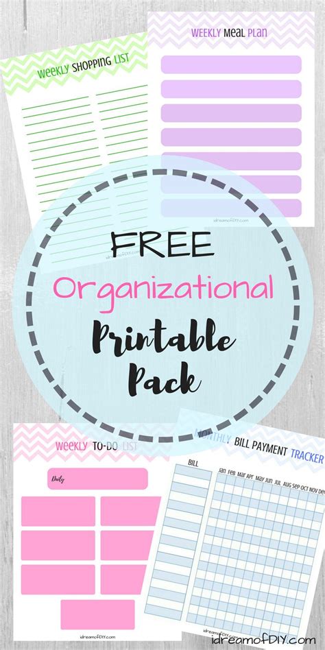 Free Organizational Printable Pack Get Your Copy Of Our Freebie