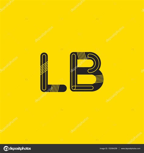 Lb Connected Letters Logo — Stock Vector © Brainbistro 152064258